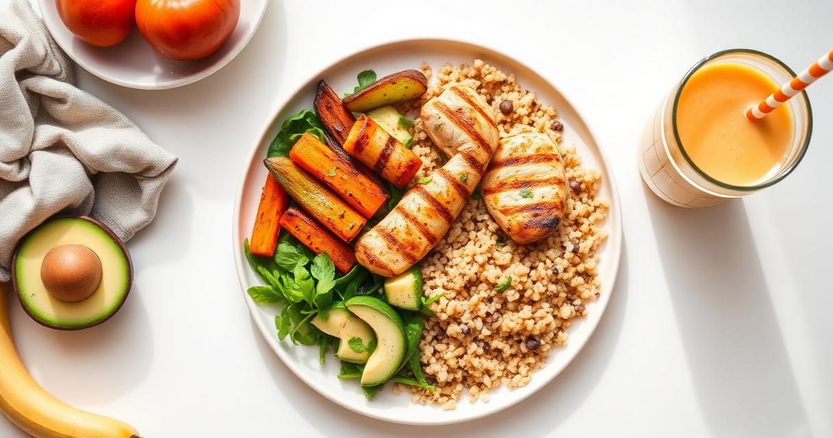 Weight Loss & Muscle Gain sample meal designed by MEDVITA clinical nutritionists